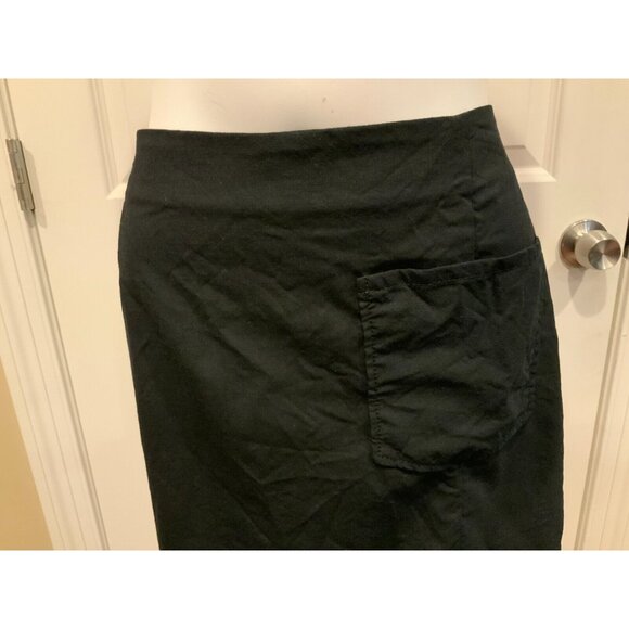 Acne Studios Black Pencil Skirt W/ Front Pocket & Slit, Size 8 (US) - Picture 3 of 7